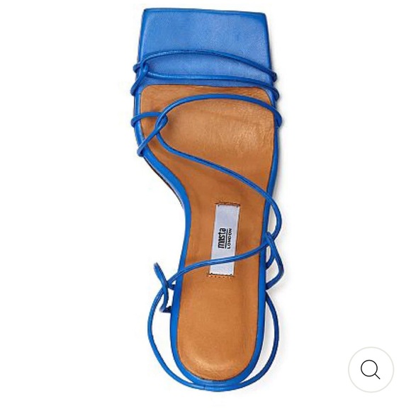 Miista Women's Sally Ocean Blue Square Toe High Heel Sandals - Picture 2 of 6